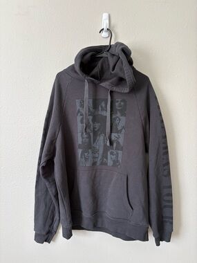 Taylor Swift Charcoal Gray Graphic Hoodie